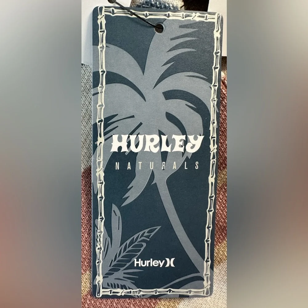 Hurley Hooded Poncho/Pullover in Phantom Rose Stripe - NWT - Picture 5 of 7